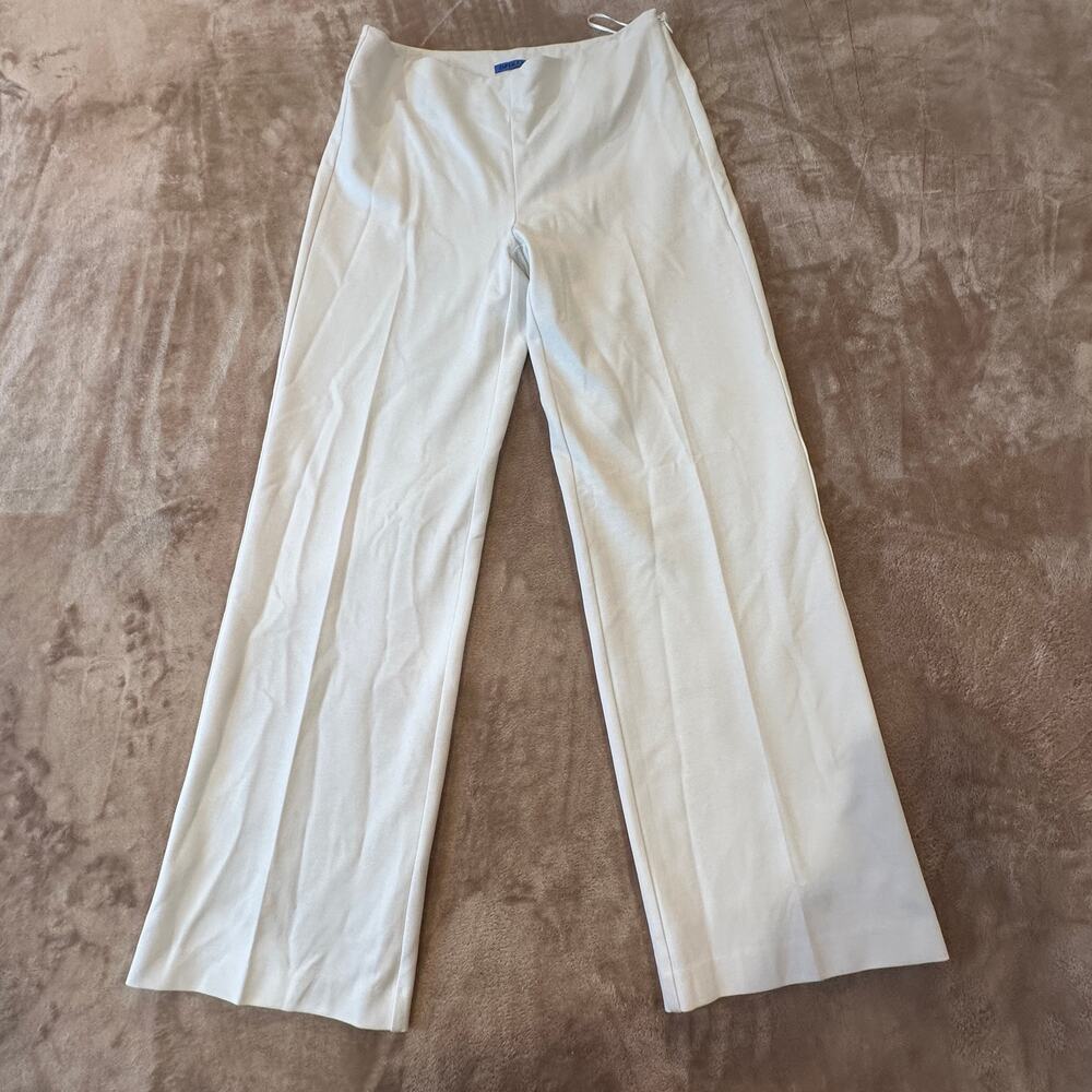 J. McLaughlin White Wide Leg Pants Size 4 Excellent
